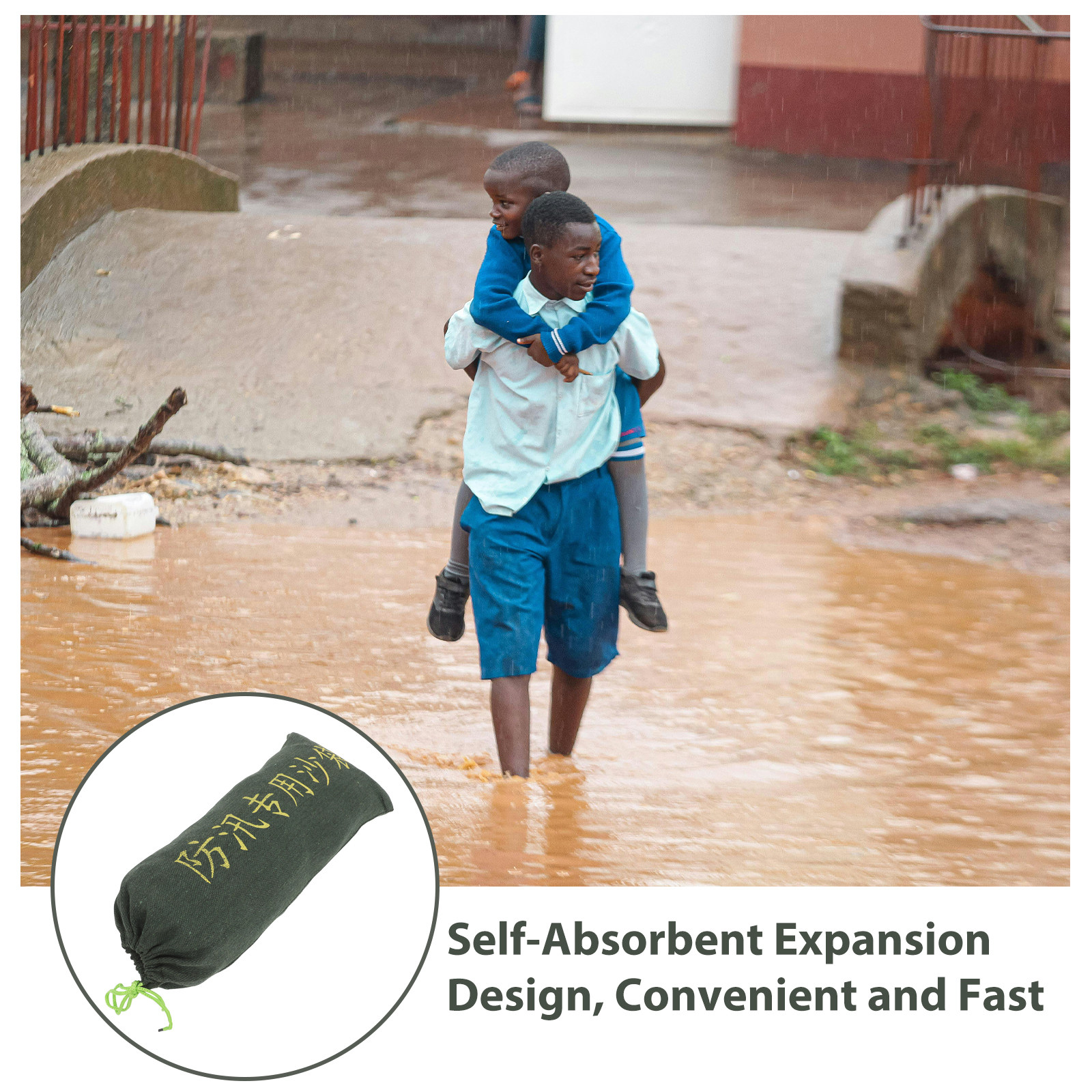 2Pcs Flood Control Absorbent S - Flood Barrier Bag のレビューと価格