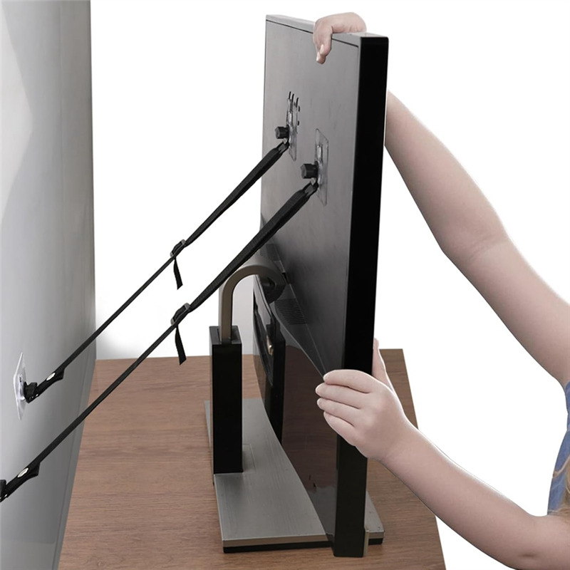 L62A 4 PCS Adjustable TV Safet - Earthquake Anchor Strap のレビューと価格